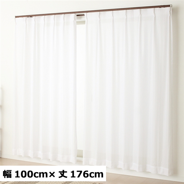 レースカーテン　掃き出し窓用（１００×１７６ｃｍ）の使用イメージ