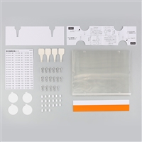 ガラス面保護シート付掲示ファイルⅡ-セットA4オレンジ