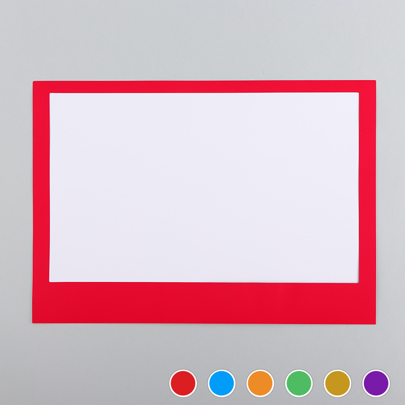 フレームシート赤