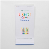 ３ヵ月Ｌｉｋｅ　ｉｔ！　Ｃｏｌｏｒ（壁掛けカレンダー）